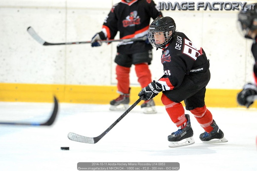 2014-10-11 Aosta-Hockey Milano Rossoblu U14 0853